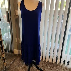 Peter Nygard Blue Midi Dress